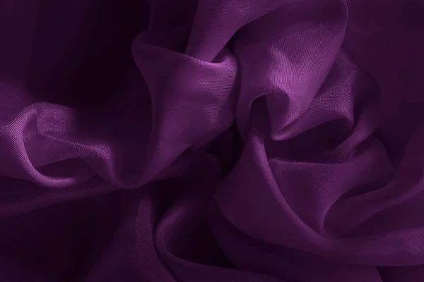 Purple Fabric Cloth Texture Background Design Art Work Beautiful Crumpled — Stock Photo, Image