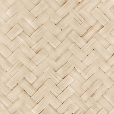 Eski bambu dokuma deseni, arka plan ve tasarım sanatı için örülmüş rattan mat dokusu.