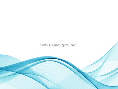 Mavi dalga konsepti arka plan illüstrasyon vektörü