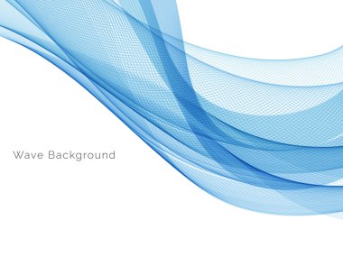 Mavi dalga konsepti arka plan illüstrasyon vektörü