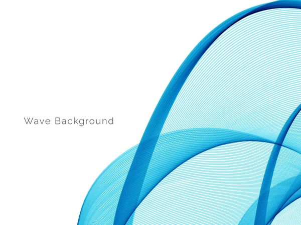 Mavi dalga stil dymanik arkaplan vektörü