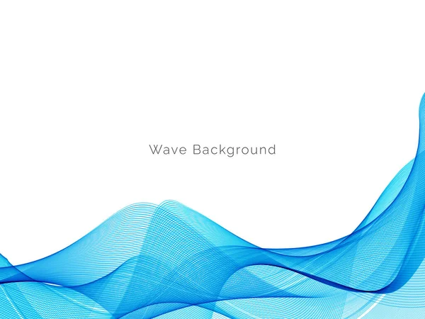 Mavi dalga stil dymanik arkaplan vektörü