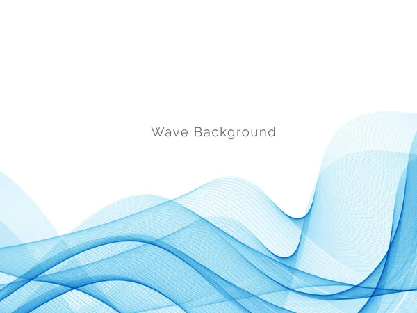 Mavi dalga stil dymanik arkaplan vektörü