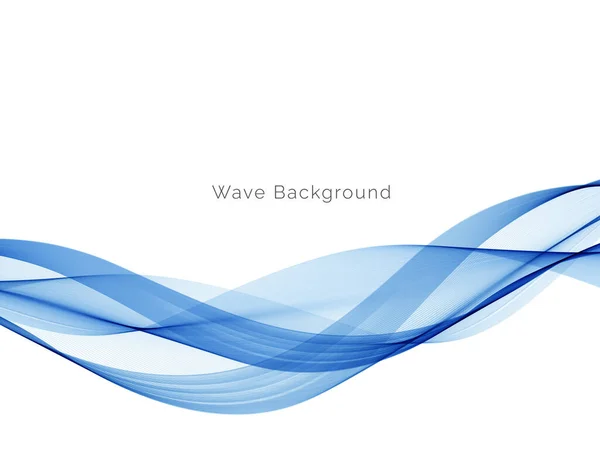 Вектор Концептуальної Ілюстрації Фону Блакитної Хвилі — стоковий вектор