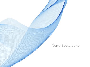 Mavi dalga konsepti arka plan illüstrasyon vektörü