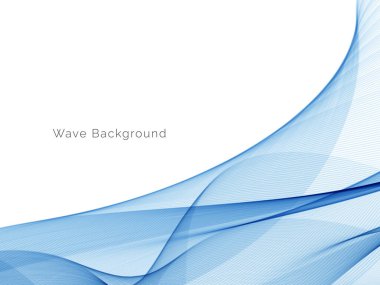 Mavi dalga konsepti arka plan illüstrasyon vektörü