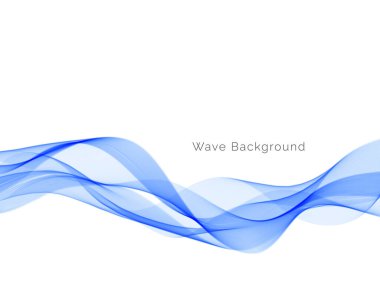 Modaya uygun mavi dalga tasarım arka plan vektörü