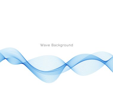 Modaya uygun mavi dalga tasarım arka plan vektörü