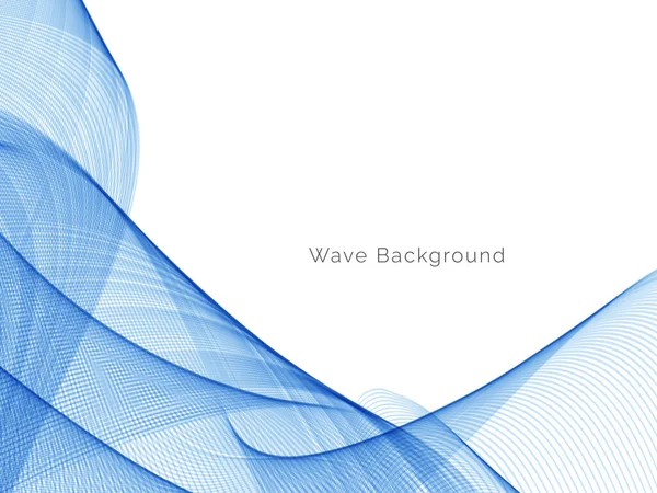 Blauwe Golf Concept Achtergrond Illustratie Vector — Stockvector