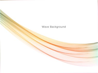 Renkli dalga tasarımı modern arkaplan vektörü