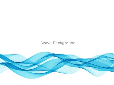 Mavi dalga tasarımı minimum hareket arkaplan vektörü