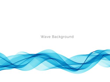 Mavi dalga tasarımı minimum hareket arkaplan vektörü