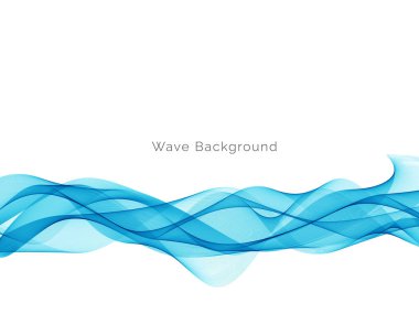 Mavi dalga tasarımı minimum hareket arkaplan vektörü