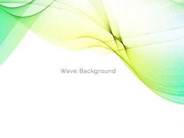 Modern renkli dalga tasarımı arkaplan vektörü