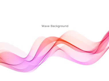 Renkli dinamik dalga tasarımı stil arkaplan vektörü