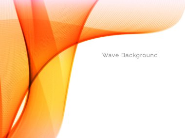 Çekici modern dalga konsepti dekoratif arka plan vektörü