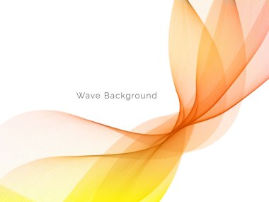 Renkli dalga tasarım vektörüyle dekoratif arkaplan