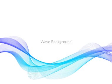 Renkli dalga tasarım vektörüyle dekoratif arkaplan