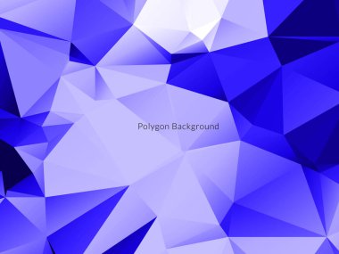 Modern renkli geometrik çokgen arkaplan vektörü