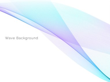 Renkli akış dalga tasarım vektörüyle soyut arkaplan