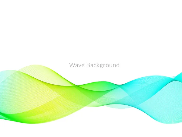 迷人的现代波浪概念装饰背景矢量 — 图库矢量图片