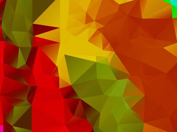 Abstrakcyjny Kolorowy Trójkątny Geometryczny Wektor Tła Kryształu — Wektor stockowy