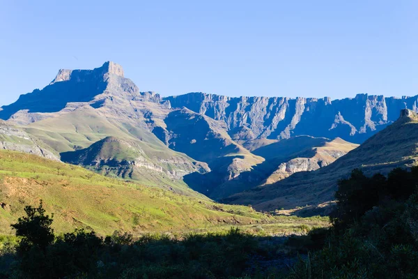South African Landmark Amphitheatre Royal Natal National Park Drakensberg Mountains — Stock Photo, Image