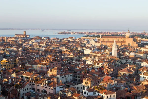 Vista Aérea Venecia Amanecer Italia Paisaje Italiano — Foto de Stock