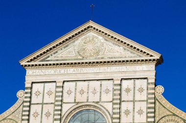 Ayrıntı süslemeleri Santa Maria Novella Kilisesi, Floransa, İtalya. İtalyan Sanat