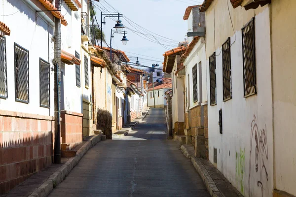 Straatzicht Vanuit Sucre Bolivia Boliviaanse Stad — Stockfoto