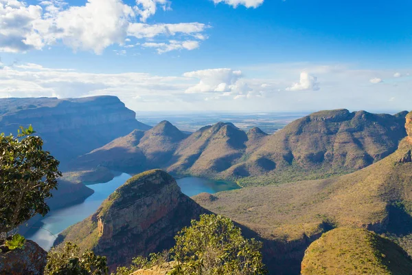 Lake Three Rondavels Blyde River Canyon South Africa Famous Landmark — Stock Photo, Image