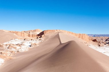 Ay Vadisi manzarası, Şili. Şili panoraması. Valle de la Luna