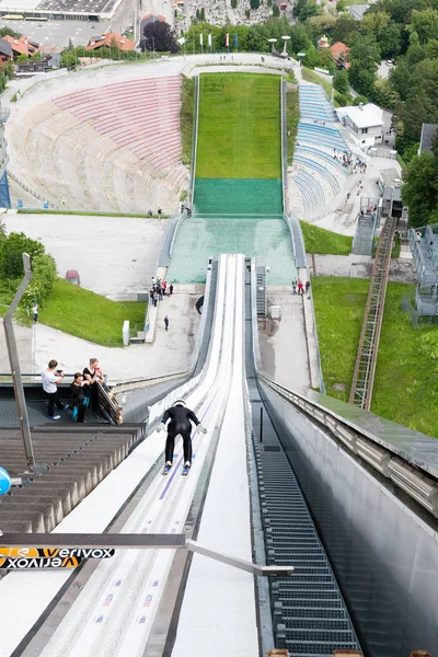 Innsbruck Österreich Mai 2018 Bergisel Skispringen View Innsbruck Österreich — Stockfoto