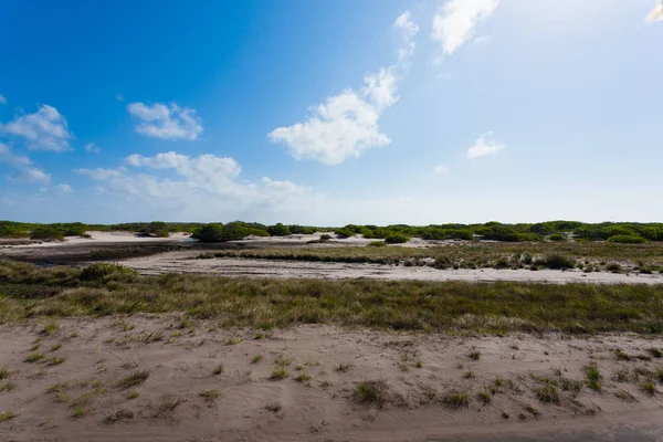 Panorama Dunas Arena Blanca Desde Parque Nacional Lencois Maranhenses Brasil — Foto de Stock