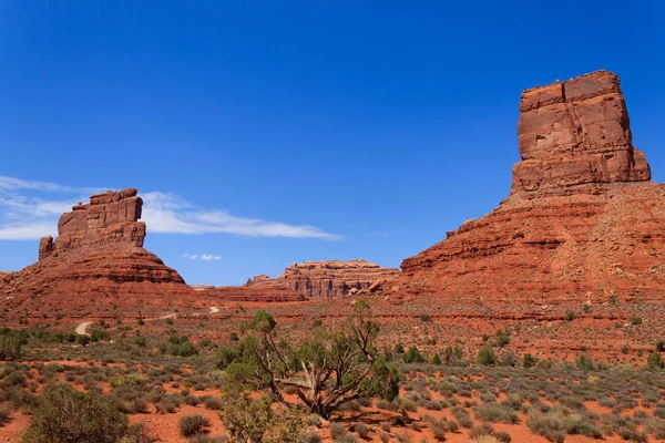 Vista Del Valle Los Dioses Desde Utah Panorama Rocas Rojas — Foto de Stock