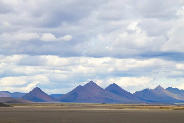 Trostlose Landschaft Entlang Des Zentralen Hochlandes Islands Island Panorama Route — Stockfoto