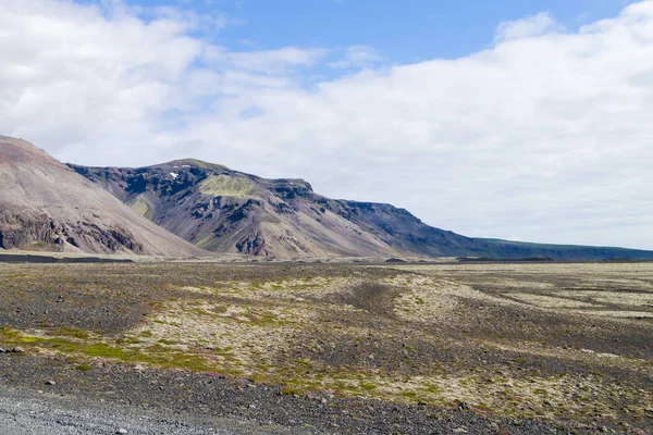 Gletsjer Van Ijsland Haalda Gletsjer Weergave Landschap Van Zuid Ijsland — Stockfoto