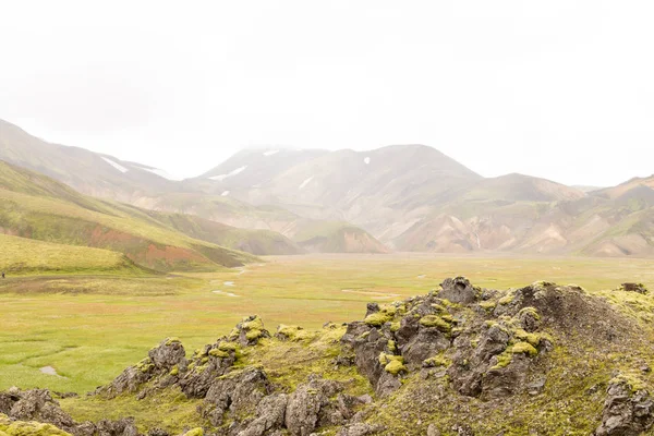 Paisaje Del Área Landmannalaugar Reserva Natural Fjallabak Islandia Montañas Colores —  Fotos de Stock