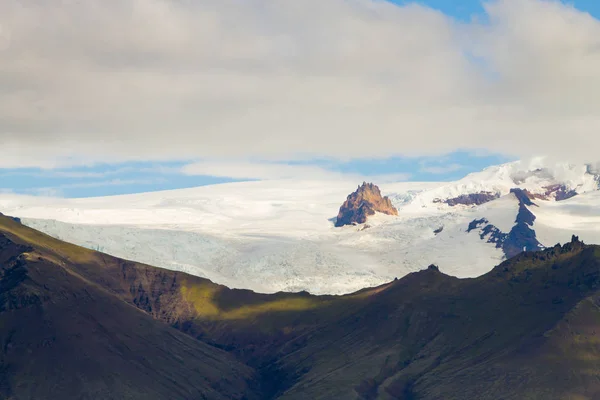 Paysage Parc National Skaftafell Point Repère Islande Panorama Islandais — Photo