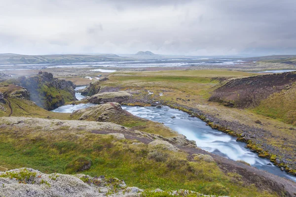 Silfurfoss Esik Nyári Szezonban Nézetben Izland Izlandi Táj — Stock Fotó