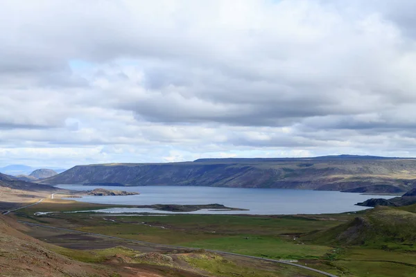 Seltun Område Luftlandskap Södra Halvön Reykjanes Island — Stockfoto