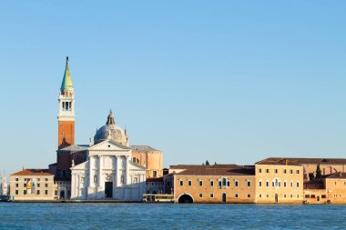 Basilica di San Giorgio Maggiore, Venedik, İtalya. Sağlık Kilisesi Saint Mary. Venedik Simgesel Yapı