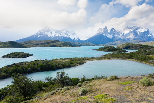 Chilean Patagonia Landscape Torres Del Paine National Park Chile Stock Photo