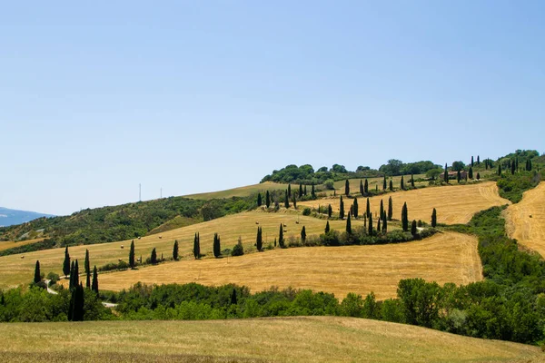 Tuscany Heuvels Weergave Italië Italiaans Landschap Toscana — Stockfoto