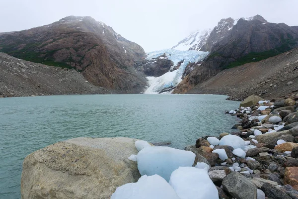 Blick Auf Den Piedras Blancas Gletscher Los Glaciares Nationalpark Chalten — Stockfoto