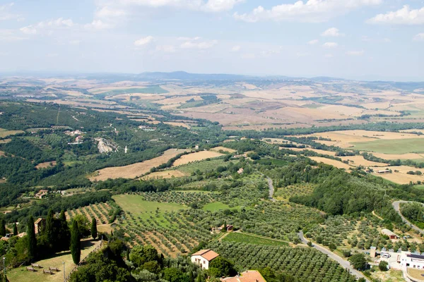 Toscana Colinas Vista Italia Paisaje Italiano Toscana —  Fotos de Stock