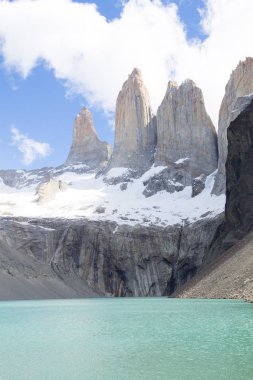 Merkez Las Torres bakış açısı, Torres del Paine, Şili