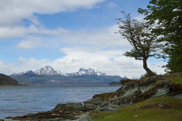 Hoste Beach Resort, Tierra Del Fuego National Park, Argentinië — Stockfoto