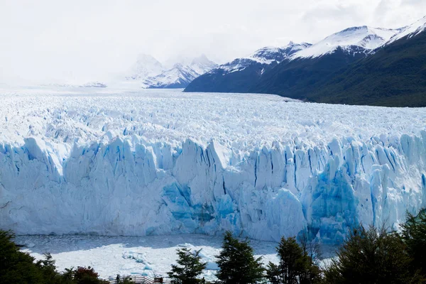 Προβολή παγετώνα Perito Moreno, τοπίο της Παταγονίας, Αργεντινή — Φωτογραφία Αρχείου