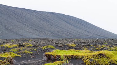 İzlanda manzara yakınındaki Hverfell volkan, İzlanda Simgesel Yapı